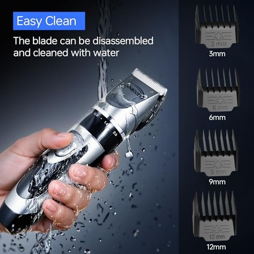 Benbodes Hair Clippers & Beard Trimmer Grooming Kit for Men - Professional Cordless Rechargeable Hair Cutting Kit with LED Display for Home Personal Grooming, Gift for Men Avelisse