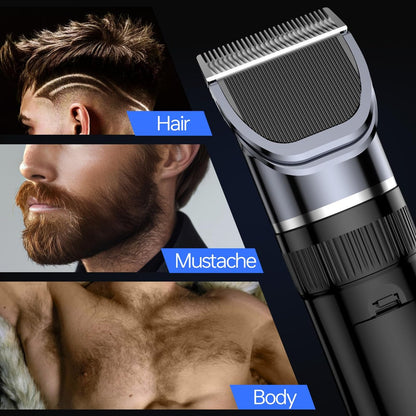 Benbodes Hair Clippers & Beard Trimmer Grooming Kit for Men - Professional Cordless Rechargeable Hair Cutting Kit with LED Display for Home Personal Grooming, Gift for Men Avelisse