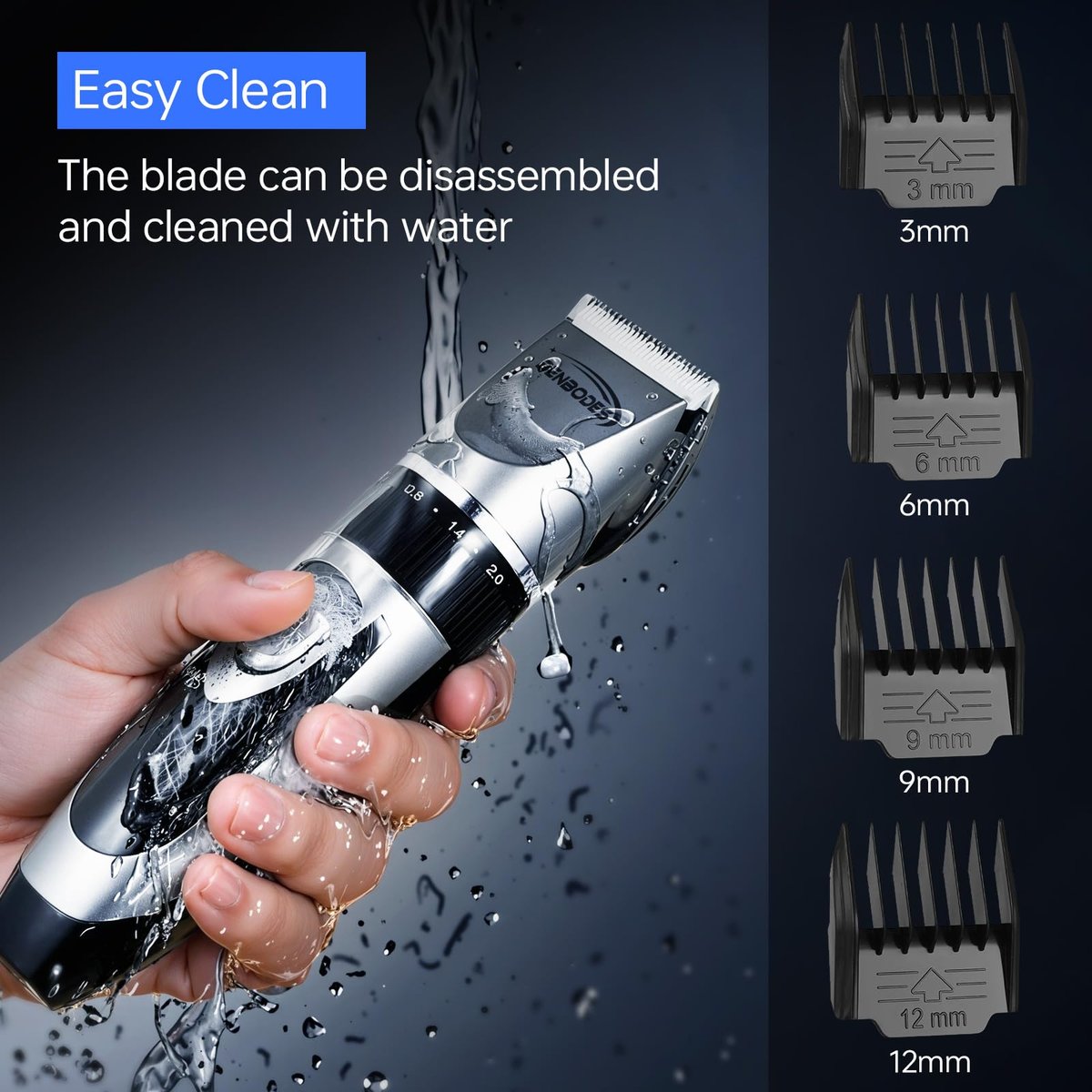 Benbodes Hair Clippers & Beard Trimmer Grooming Kit for Men - Professional Cordless Rechargeable Hair Cutting Kit with LED Display for Home Personal Grooming, Gift for Men Avelisse