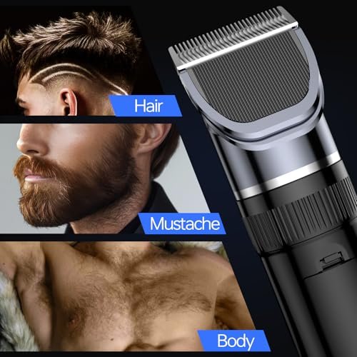 Benbodes Hair Clippers & Beard Trimmer Grooming Kit for Men - Professional Cordless Rechargeable Hair Cutting Kit with LED Display for Home Personal Grooming, Gift for Men Avelisse