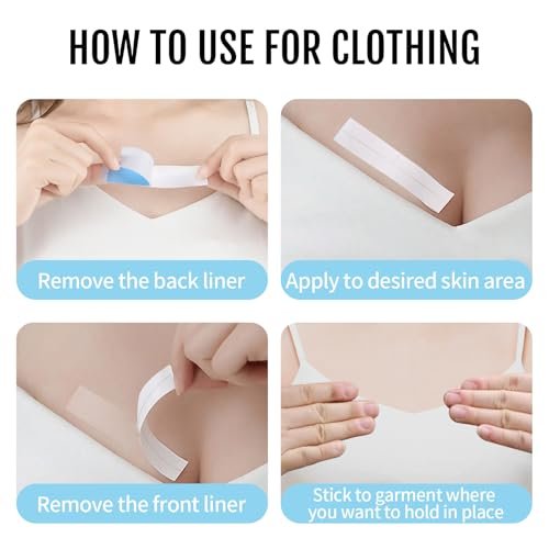 Goiple 50pcs Wig Tape for Lace Wigs - Double Sided Waterproof Adhesive Tape Strips for Hair Extensions & Body Tape Avelisse