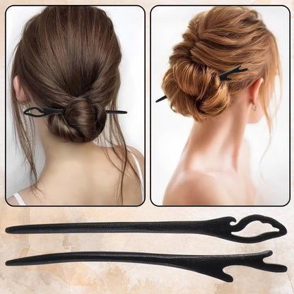 8-Piece Wooden Hair Sticks for Women - Vintage Chinese Chignon & Japanese Bun Maker Hairpins for Long Hair, Handmade Bun Hair Forks Accessories, Hanfu Pins for Women & Girls Avelisse