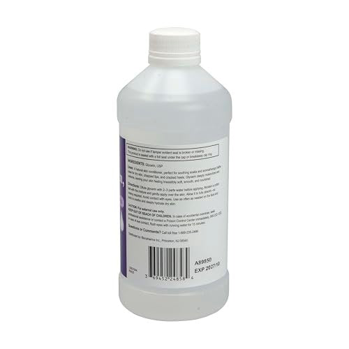 A+Health Pure Glycerin 16 oz - Vegetable-Based Skin Moisturizer, Paraben & Phthalate Free, 99.5% Anhydrous, Made in USA - görsel 9
