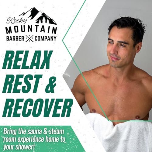 Mountain Mint Shower Steamers 7 Pack – Made in USA with Extra Strong Scent, Essential Oil Aromatherapy with Eucalyptus, Peppermint & Menthol for Stress Relief Avelisse