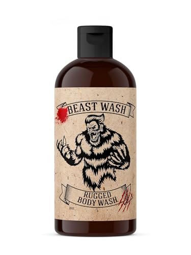 Johnny Slicks Body Wash – Activated Charcoal & Organic Oils for Clean, Hydrated Skin – Rugged Scent – 16 oz Avelisse