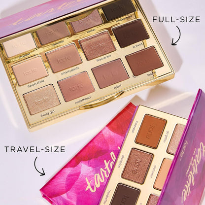 Tarte Tartelette in Bloom Mini Amazonian Clay Eyeshadow Palette - Shimmer & Matte Neutral Bronze Shades, Longwear Pigment, Blendable Lightweight Formula, Cruelty-Free Avelisse
