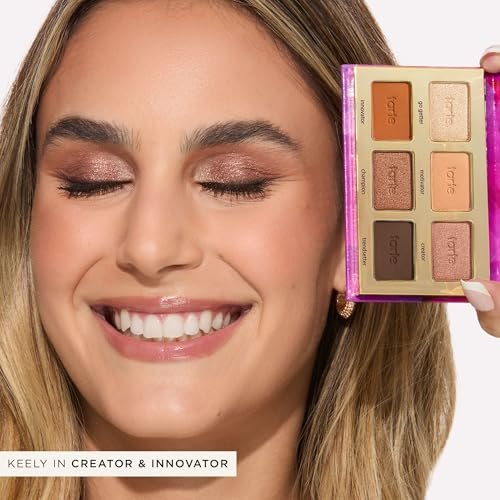Tarte Tartelette in Bloom Mini Amazonian Clay Eyeshadow Palette - Shimmer & Matte Neutral Bronze Shades, Longwear Pigment, Blendable Lightweight Formula, Cruelty-Free Avelisse