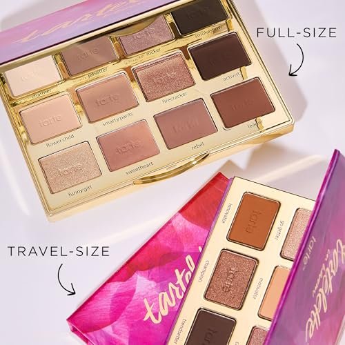 Tarte Tartelette in Bloom Mini Amazonian Clay Eyeshadow Palette - Shimmer & Matte Neutral Bronze Shades, Longwear Pigment, Blendable Lightweight Formula, Cruelty-Free Avelisse