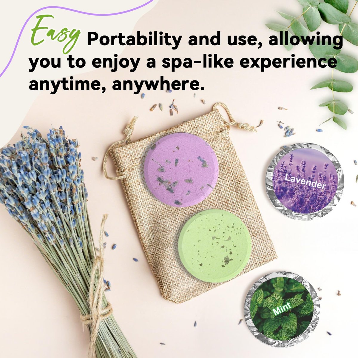 Relaso Shower Steamers Aromatherapy 8 Pack – Premium Shower Bombs with Natural Essential Oils, Luxury Gift Box, Home Spa Stress Relief & Relaxation Self Care - görsel 16