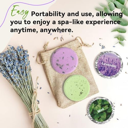 Relaso Shower Steamers Aromatherapy 8 Pack – Premium Shower Bombs with Natural Essential Oils, Luxury Gift Box, Home Spa Stress Relief & Relaxation Self Care