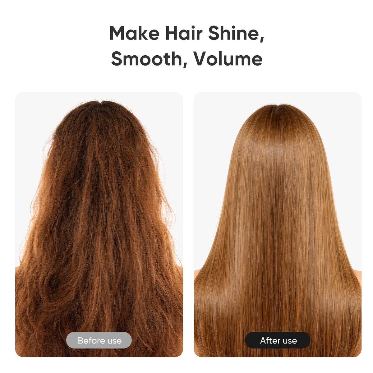 Ceramic Round Brush for Blow Drying Set - Professional Blowout, Styling & Curling, Reduces Frizz, Enhances Shine, Includes Sectioning Pick & 4 Clips Avelisse
