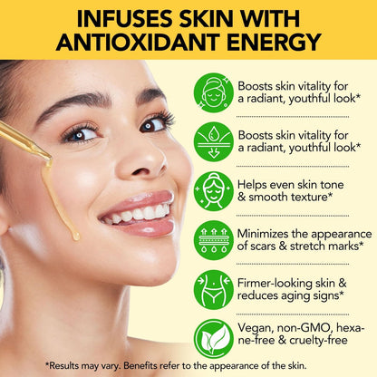 Pure Vitamin E Oil for Skin, Hair, and Scars – 2 Fl Oz Moisturizing Face and Body Oil