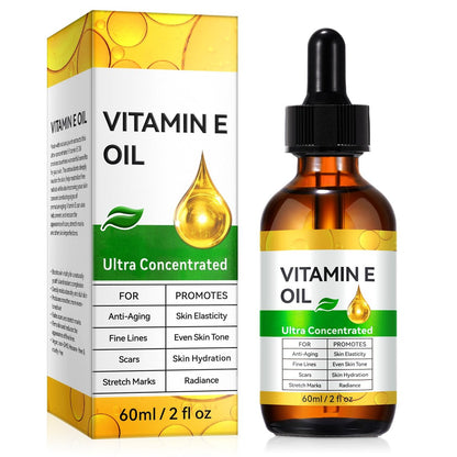 Pure Vitamin E Oil for Skin, Hair, and Scars – 2 Fl Oz Moisturizing Face and Body Oil