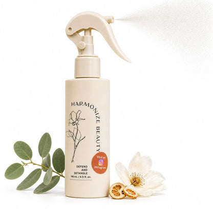 Harmonize Beauty Leave-In Conditioner - 3-in-1 Detangler & Heat Protectant Spray - Sulfate-Free - Lightweight for All Hair Types - Frizz Control - Protects & Hydrates without Buildup - 4.9 fl oz Avelisse