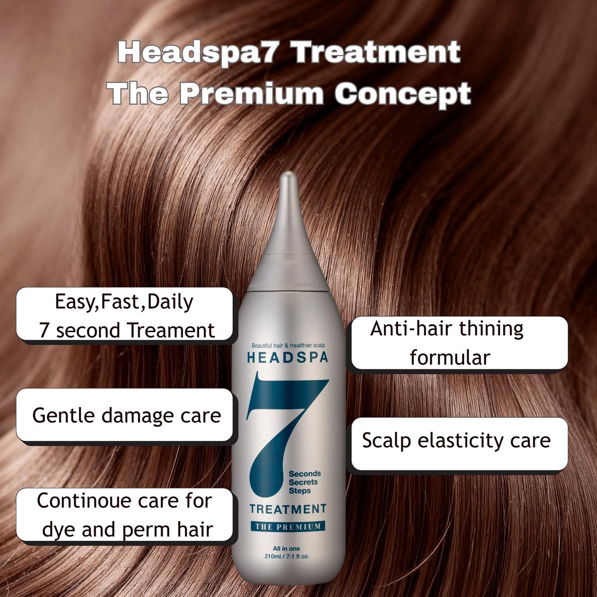 Headspa7 The Premium Treatment – Salon Scalp Care for Soft Volume Hair, Thinning & Weak Hair – Korea’s Best Hair Care Treatment - görsel 5