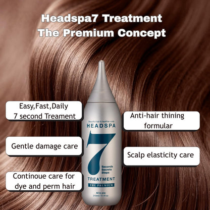 Headspa7 The Premium Treatment – Salon Scalp Care for Soft Volume Hair, Thinning & Weak Hair – Korea’s Best Hair Care Treatment