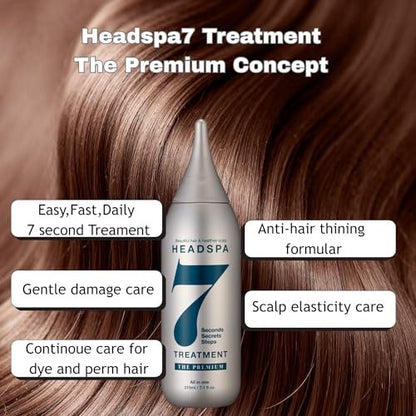 Headspa7 The Premium Treatment – Salon Scalp Care for Soft Volume Hair, Thinning & Weak Hair – Korea’s Best Hair Care Treatment