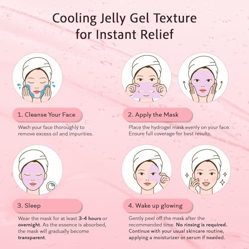 realori Salmon DNA PDRN Collagen Face Mask – Korean Hydrogel Mask for Glass Skin, Firming & Hydrating, 4-Pack - görsel 14