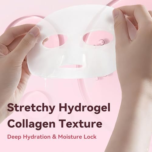 realori Salmon DNA PDRN Collagen Face Mask – Korean Hydrogel Mask for Glass Skin, Firming & Hydrating, 4-Pack - görsel 8