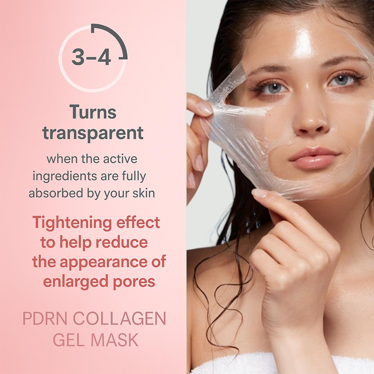 realori Salmon DNA PDRN Collagen Face Mask – Korean Hydrogel Mask for Glass Skin, Firming & Hydrating, 4-Pack - görsel 9