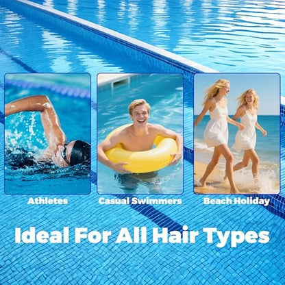 VANERIA 2-in-1 Swim Shampoo & Hard Water Shampoo - Chlorine Removal for Swimmers, Removes Minerals and Buildup, Restorative Hair Care, Safe for Colored Hair, 8.8 oz