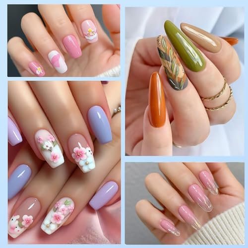 7 Multi-Size Nail Art Brush Set with Resin Palette - Acrylic Nail Tools for DIY Manicure, Home Salon, Pro & Beginner - görsel 14