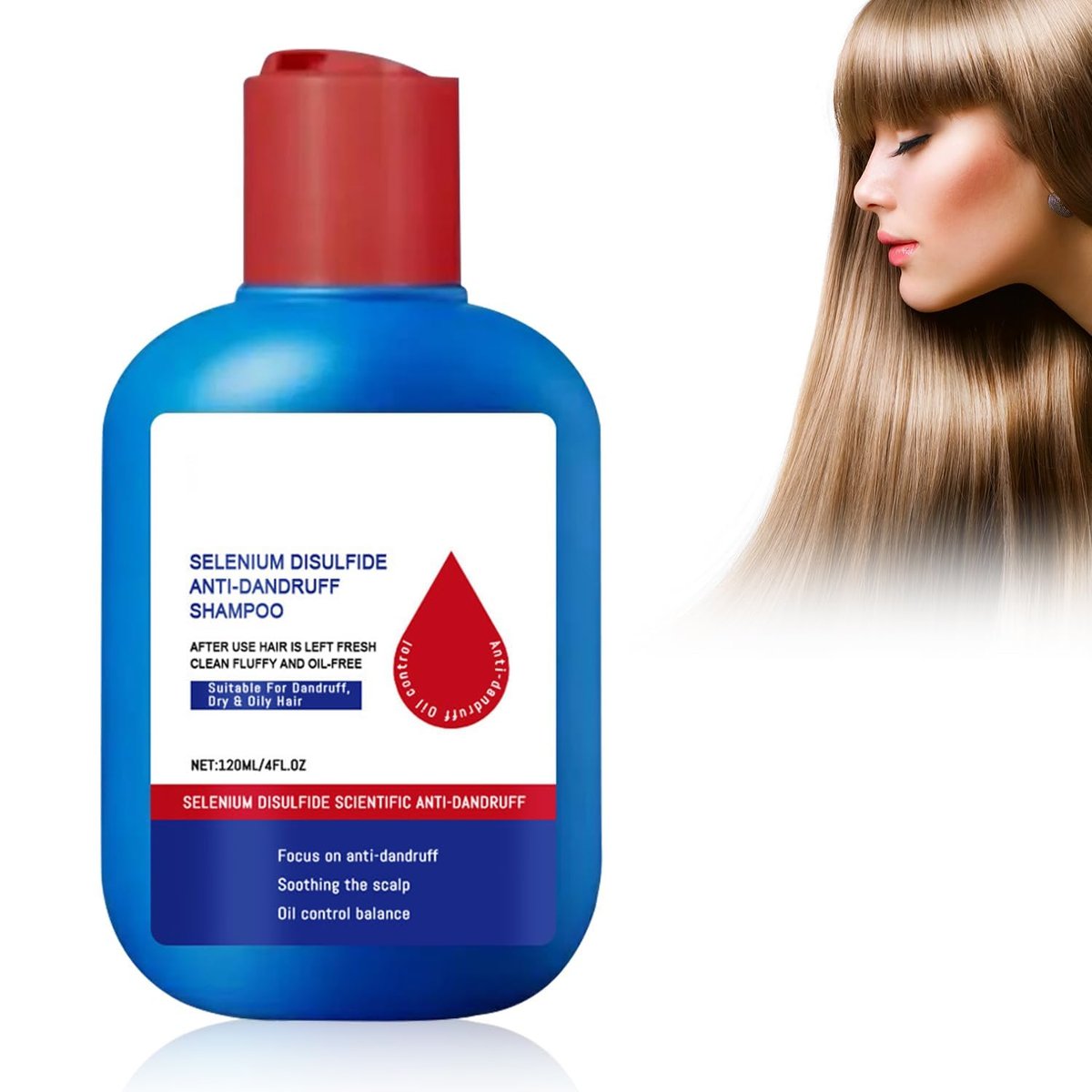 CLYXQP Anti-Dandruff Shampoo - Oil Control Formula for Men and Women, 120ml Avelisse