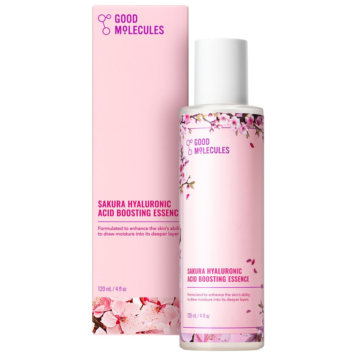 Good Molecules Sakura Hyaluronic Acid Boosting Essence – Ultra Hydrating Facial Moisturizer for Glowing, Tightened Skin - görsel 1