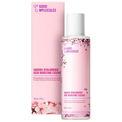 Good Molecules Sakura Hyaluronic Acid Boosting Essence – Ultra Hydrating Facial Moisturizer for Glowing, Tightened Skin
