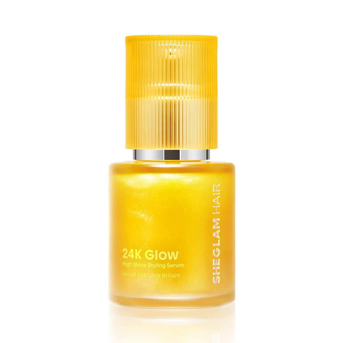 SHEGLAM 24K Glow Hair Oil Serum – 10-in-1 Frizz Control, Shine & Heat Protection with Almond & Macadamia Oil for All Hair Types (1.69 fl oz) Avelisse