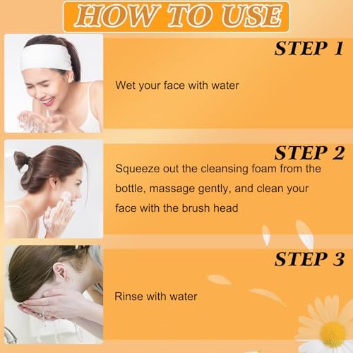 Turmeric Wash and Care Three Piece Set – Facial Wash, Cleansing Mousse & Soap with Exfoliating Pads Avelisse