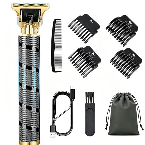 Keposon Cordless Hair Clipper & Beard Trimmer for Men – Rechargeable T-Blade Grooming Kit with Travel Pouch - görsel 2