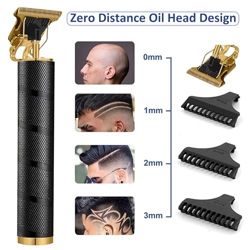 Keposon Cordless Hair Clipper & Beard Trimmer for Men – Rechargeable T-Blade Grooming Kit with Travel Pouch - görsel 14