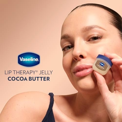 Vaseline Lip Balm Mini 2 ct Cocoa Butter – Hydrating Lip Balm for Dry Cracked Lips (0.5 oz) - görsel 12