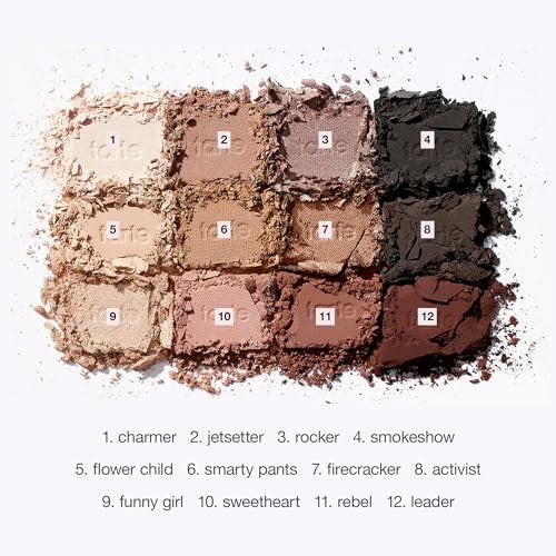 Tarte Tartelette In Bloom Amazonian Clay Palette – Full-Size Neutral Eyeshadow Palette with Matte & Shimmer Finishes, Longwear Buildable Makeup, Vegan & Cruelty-Free Avelisse