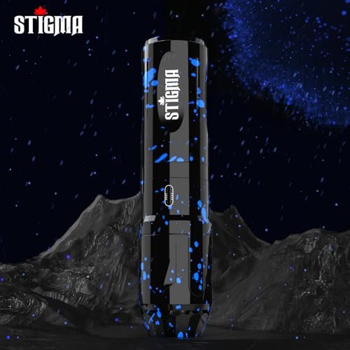 STIGMA Wireless Tattoo Gun Kit - Complete Tattoo Kit with Rotary Pen, 2 Batteries, 20 Cartridge Needles, 11 Inks - Professional Tattoo Machine Set for Beginners and Artists ST-TK9003-3 Avelisse