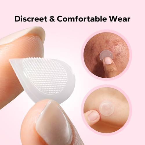 CharmCherry Pimple Patches for Face (18 Count) - Microdart Acne Patches with Salicylic Acid, Hydrocolloid Blemish Spot Treatment for Early Stage Deep Pimples, Zits, Breakouts & Cystic Acne - görsel 8