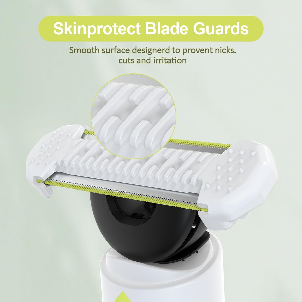 Skin Protect Replacement Guards for Philips Norelco OneBlade, 3 Pack Unisex Intimate Pubic & Personal Body Groomer & Trimmer Guards with Extra Skin Protection (BLADE NOT INCLUDED) - görsel 5