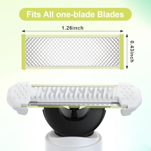 Skin Protect Replacement Guards for Philips Norelco OneBlade, 3 Pack Unisex Intimate Pubic & Personal Body Groomer & Trimmer Guards with Extra Skin Protection (BLADE NOT INCLUDED) - görsel 4