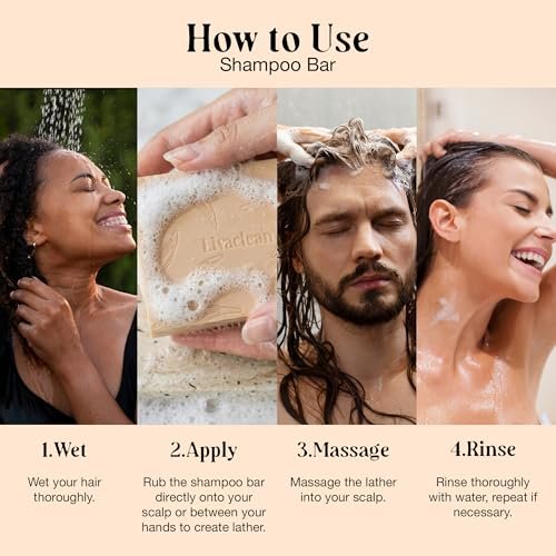 2 Pack Rice Water Shampoo and Conditioner Bars - 2x100g - Hair Soap with Spirulina, Matcha, Hyaluronic Acid & Coconut - Sulfate-Free, Paraben-Free - Rice Soap for Hair Growth Avelisse
