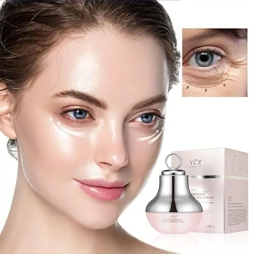 Ycz Electric Massage Eye Cream – 2-In-1 Firming Eye Moisturizer for Dark Circles & Fine Lines, Deep Hydration, Lightweight Daily Use, 1.76 Fl Oz Avelisse