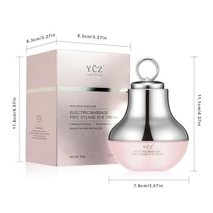 Ycz Electric Massage Eye Cream – 2-In-1 Firming Eye Moisturizer for Dark Circles & Fine Lines, Deep Hydration, Lightweight Daily Use, 1.76 Fl Oz Avelisse