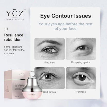 Ycz Electric Massage Eye Cream – 2-In-1 Firming Eye Moisturizer for Dark Circles & Fine Lines, Deep Hydration, Lightweight Daily Use, 1.76 Fl Oz Avelisse