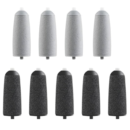 9-Pack Pedicure Replacement Heads for Electric Foot Callus Remover – Extra Coarse & Regular Coarse Roller Refills Compatible with ZABOUL/haootadiy