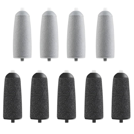 9-Pack Pedicure Replacement Heads for Electric Foot Callus Remover – Extra Coarse & Regular Coarse Roller Refills Compatible with ZABOUL/haootadiy