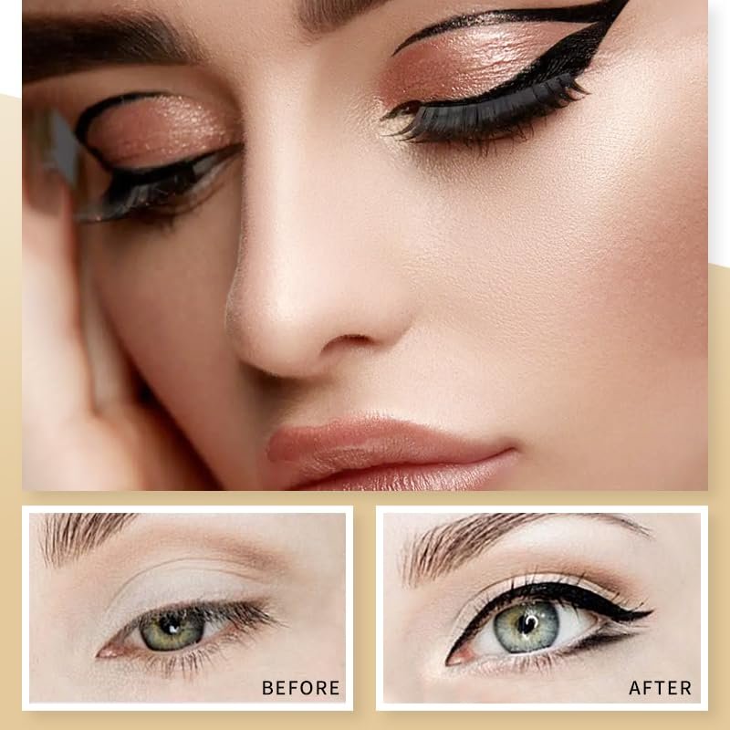 YANQINA Waterproof Liquid Eyeliner - Smudge-Proof, Long-Lasting Black Eyeliner Pencil for Women, Smooth & Quick-Drying Avelisse