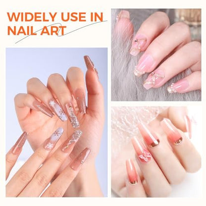 GELLAKTIK Slip Solution Kit for Poly Gel Nails – 120ml Anti-Stick Liquid with Nail Art Brush, Cleaning Pads (20 Pads), Glitter Powder, Nail Extension, Brush Cleaner – Easy for Home Salon & Beginners Avelisse