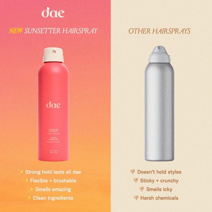 DAE Sunsetter Strong Hold Flexible Hairspray – Citrus Scent, 7 Oz. Avelisse