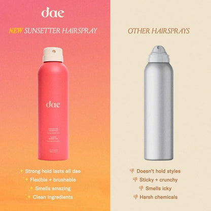 DAE Sunsetter Strong Hold Flexible Hairspray – Citrus Scent, 7 Oz. Avelisse
