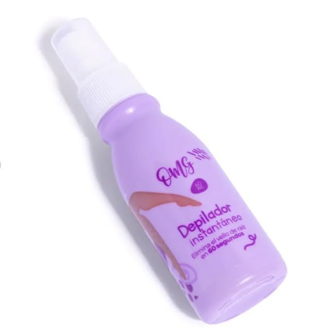 O.m.g. Depilador Hair Removal Spray – Quick & Easy Body Hair Remover for Legs, Underarms, Arms & Bikini Area – 2.2 Fl Oz (60ml) – For Women & Men Avelisse